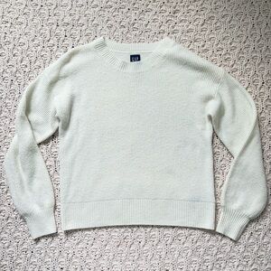 GAP Knitted Sweater - Women’s Cream Knit Sweater - Size Small